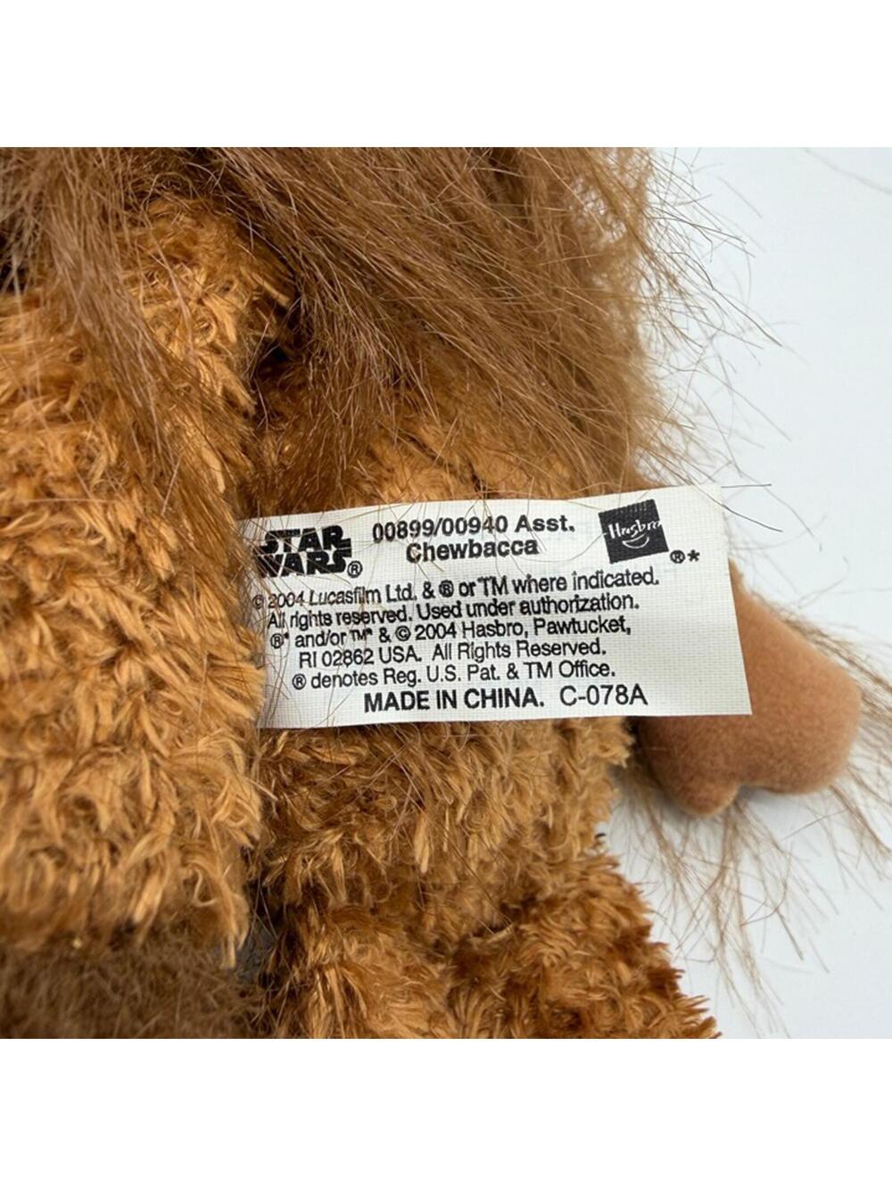 Star Wars Battle Buddies Chewbacca Plush 10" 2004 Hasbro New With Tags - Picture 8 of 9